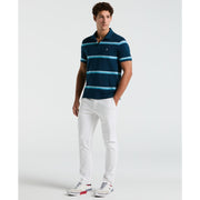 Birdseye Pique Striped Polo-Polos-Original Penguin
