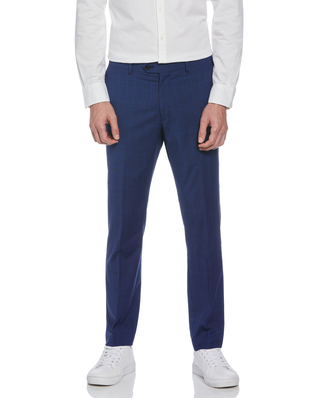 Blue Glen Plaid Wool Blend Two-Piece Suit (Blue) 