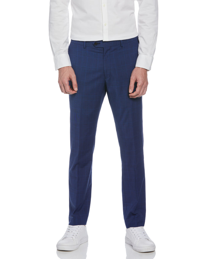 Blue Glen Plaid Wool Blend Two-Piece Suit (Blue) 