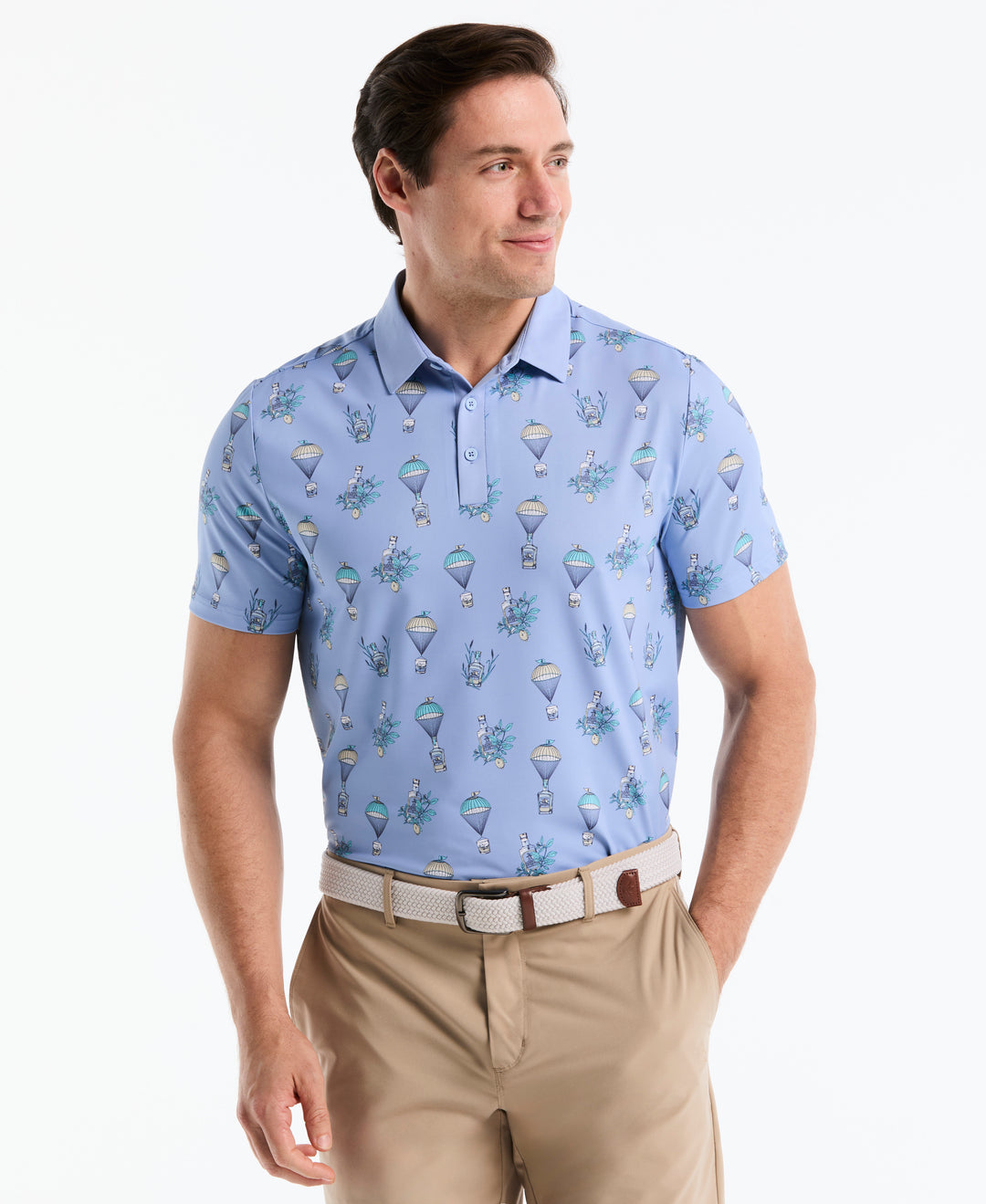 Botanical Drink Polo-Golf Polos-Original Penguin