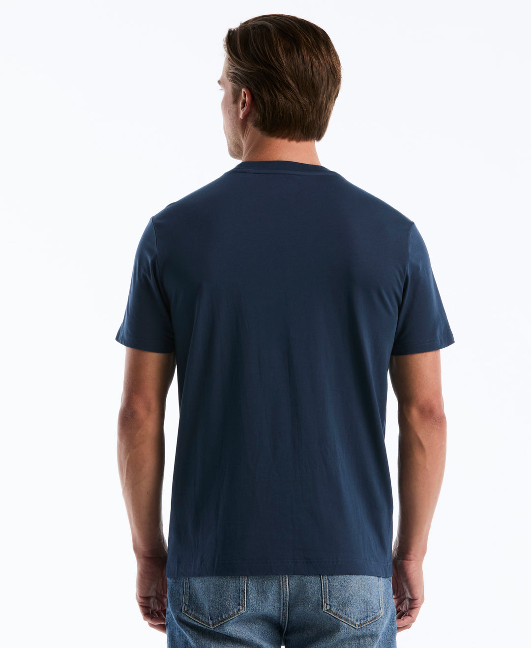 Men's Cotton Bottle Cap Graphic Tee (Sargasso Sea) 