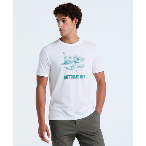 Graphic Bottoms Up Jersey Tee (Bright White) 
