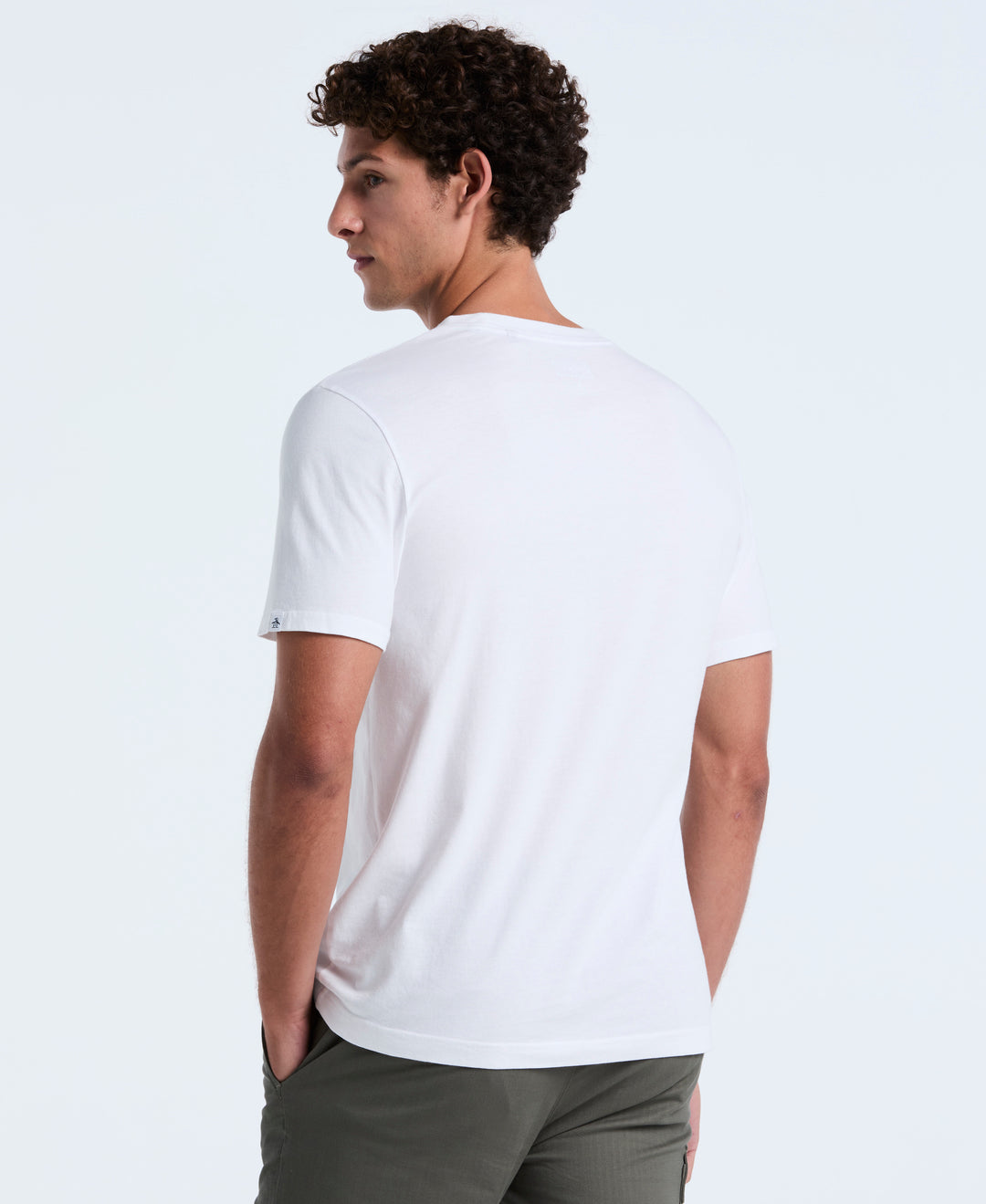 Graphic Bottoms Up Jersey Tee (Bright White) 