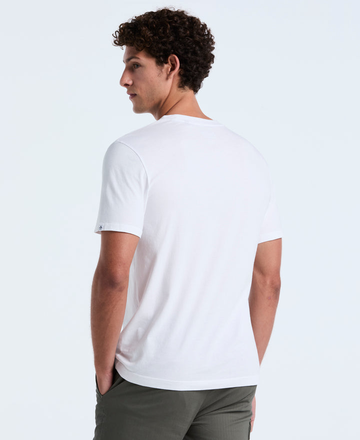 Graphic Bottoms Up Jersey Tee (Bright White) 