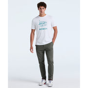 Graphic Bottoms Up Jersey Tee (Bright White) 