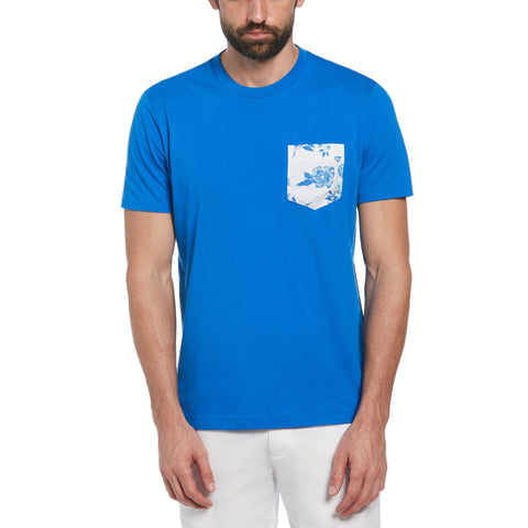 Bouquet Pocket Tee (Skydiver) 