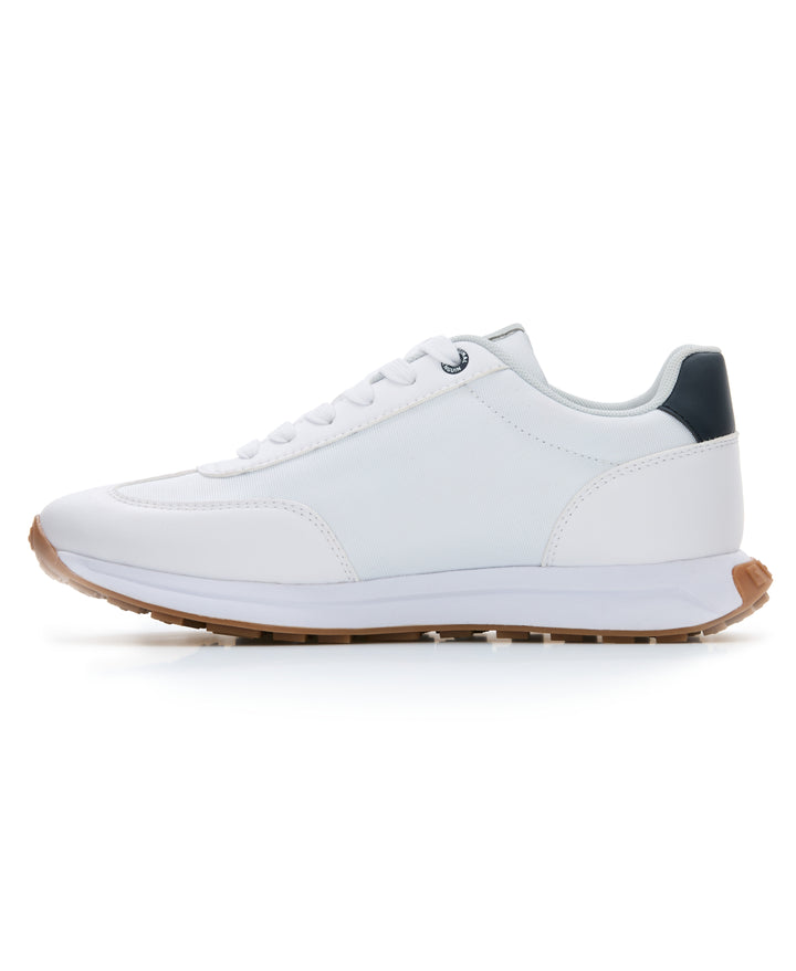 Breck Sneaker (White Navy) 