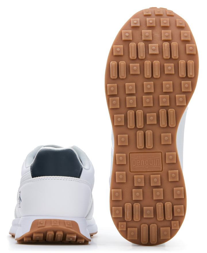 Breck Sneaker (White Navy) 