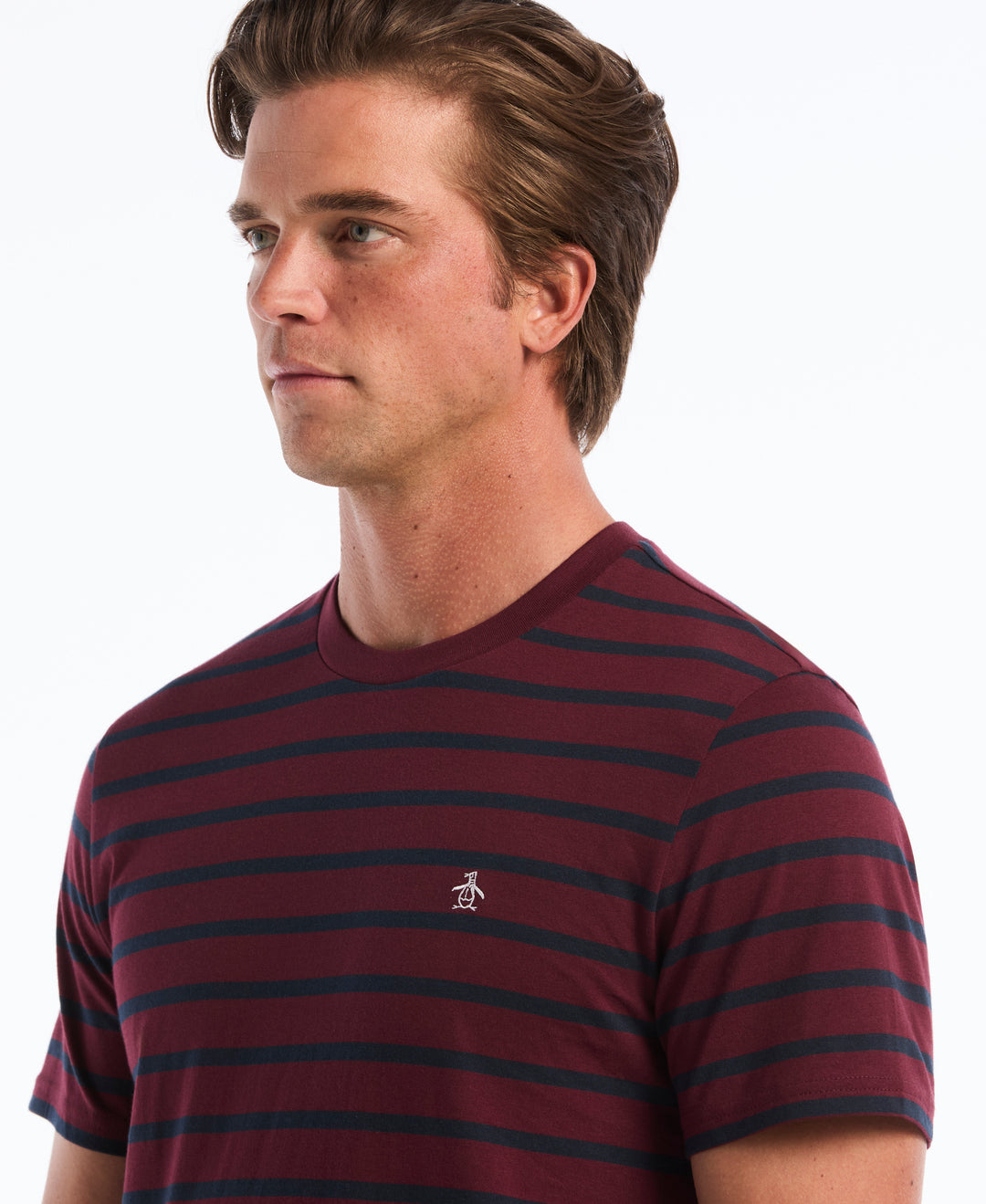 Breton Stripe Cotton Tee-Tees-Original Penguin