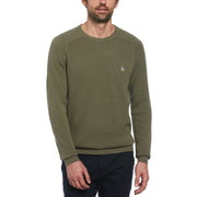 Bubble Stitch Sweater (Dusty Olive) 