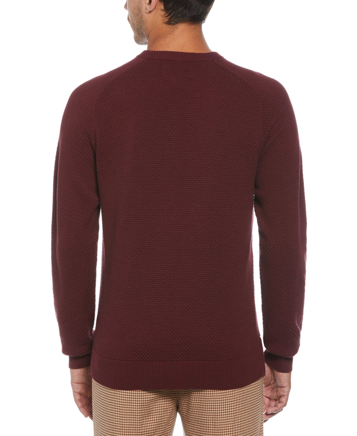 Bubble Stitch Sweater (Tawny Port) 