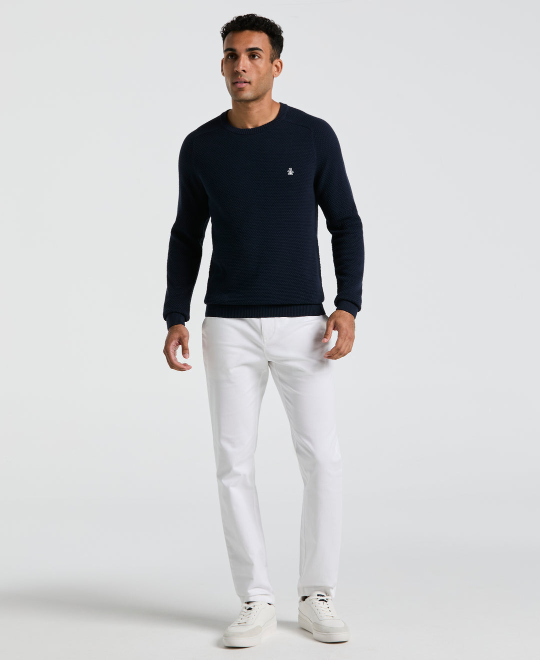 Bubble Stitch Sweater (Dark Sapphire) 