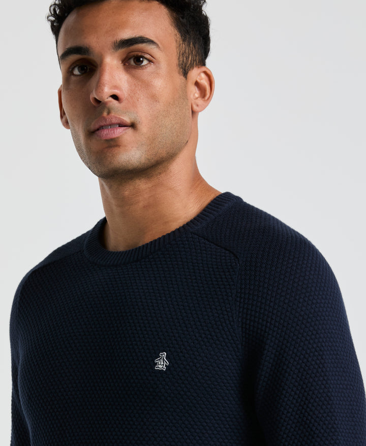 Bubble Stitch Sweater (Dark Sapphire) 