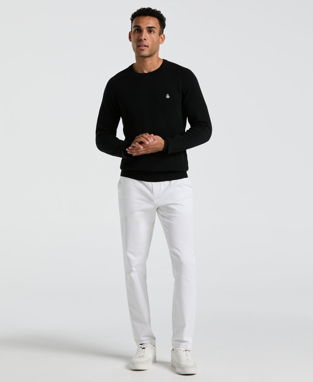 Bubble Stitch Sweater (True Black) 