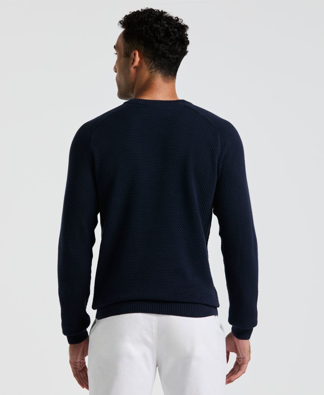 Bubble Stitch Sweater (Dark Sapphire) 