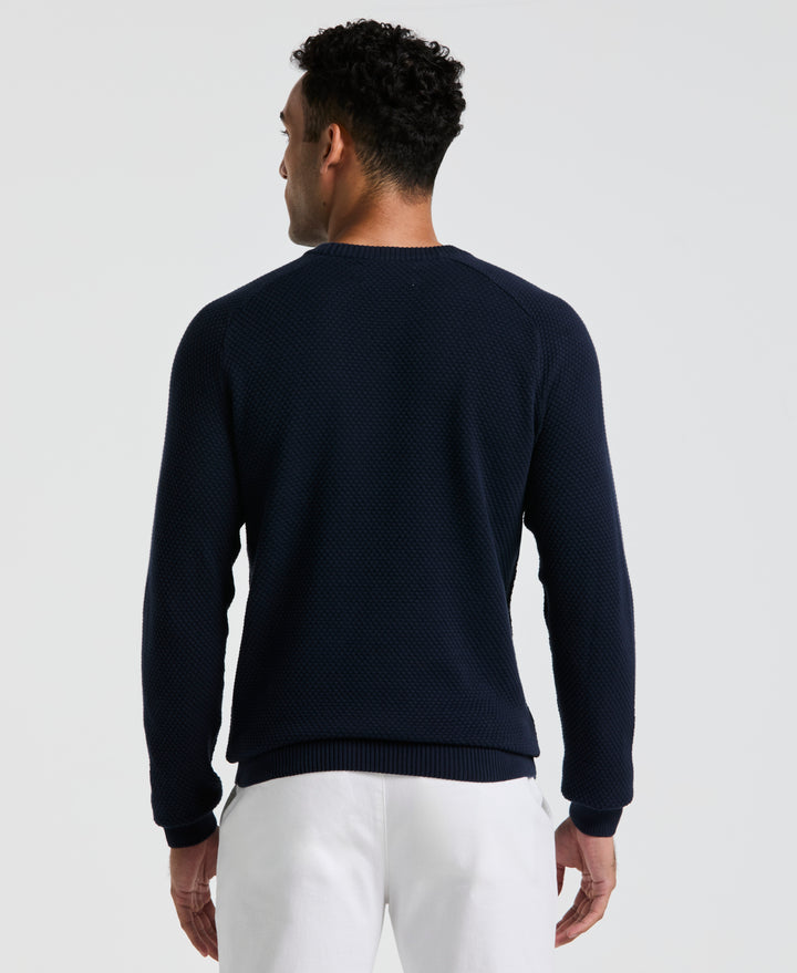 Bubble Stitch Sweater (Dark Sapphire) 