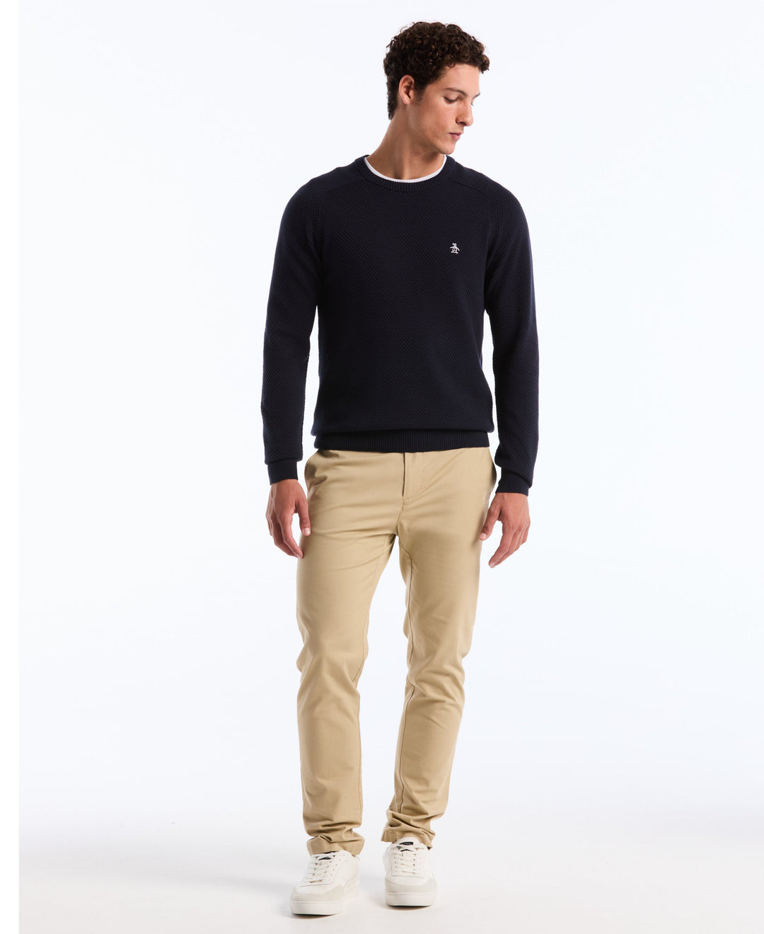 Bubble Stitch Sweater-Sweaters-Original Penguin