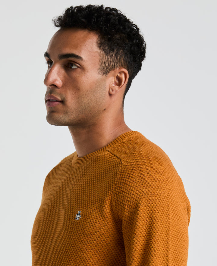 Bubble Stitch Sweater (Sudan Brown) 