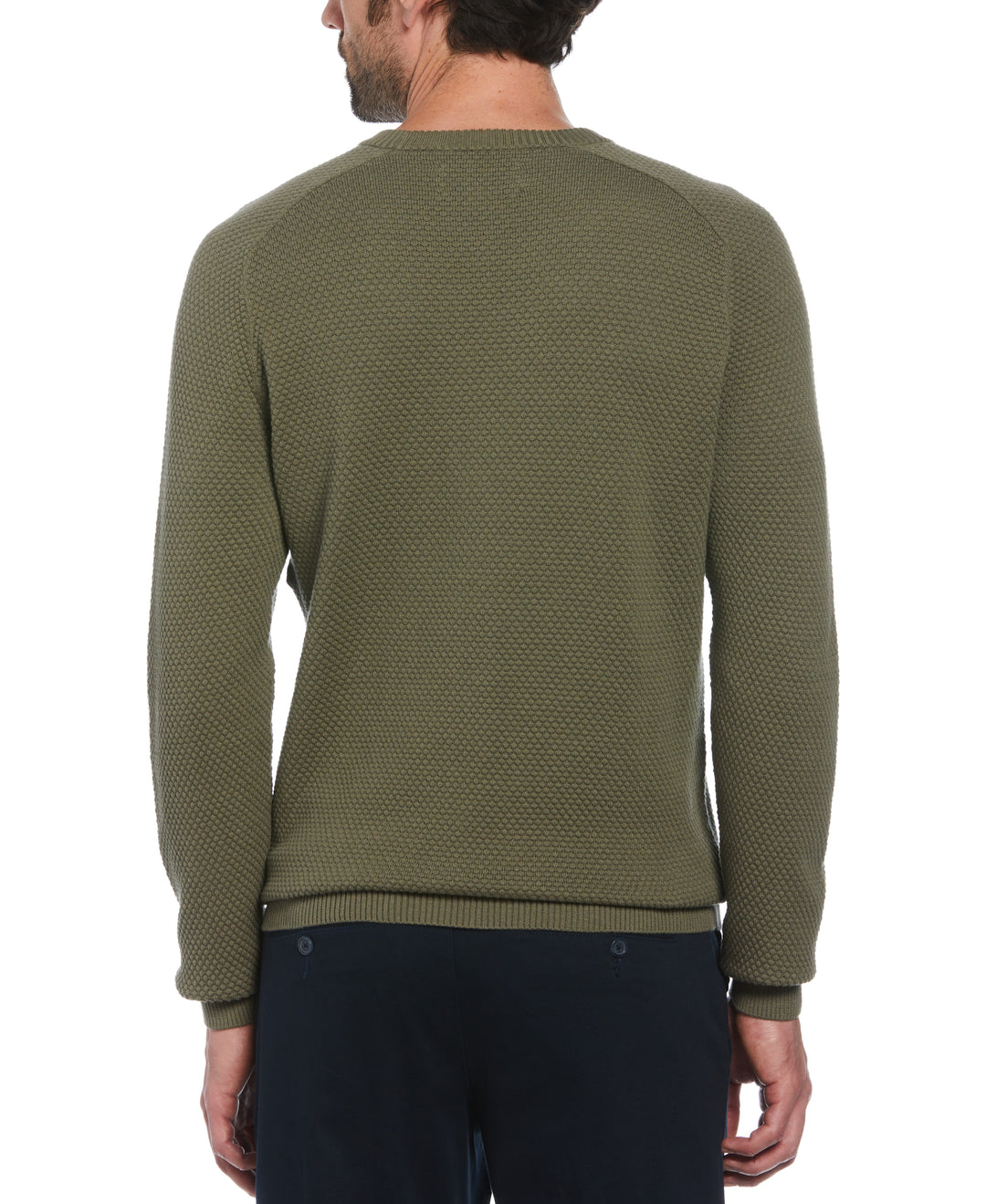 Bubble Stitch Sweater (Dusty Olive) 