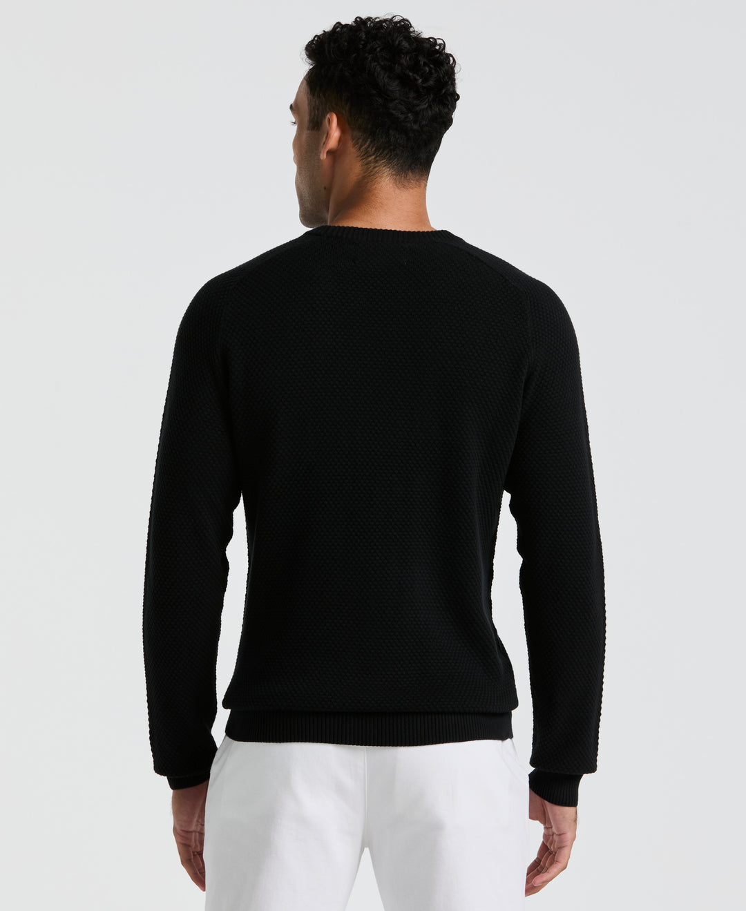 Bubble Stitch Sweater (True Black) 