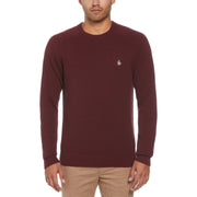 Bubble Stitch Sweater (Tawny Port) 