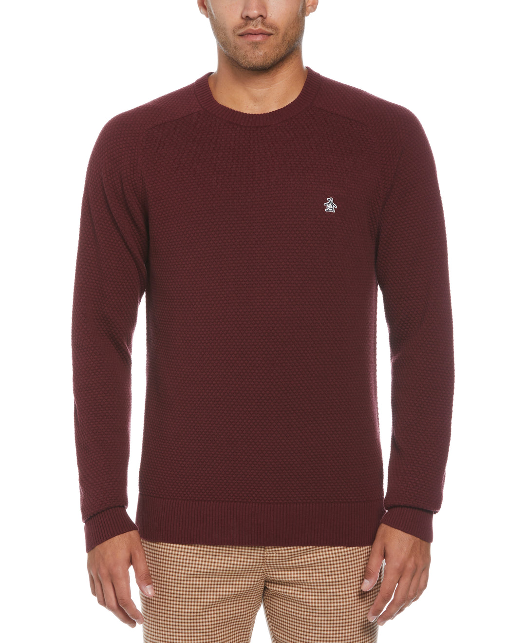 Bubble Stitch Sweater (Tawny Port) 