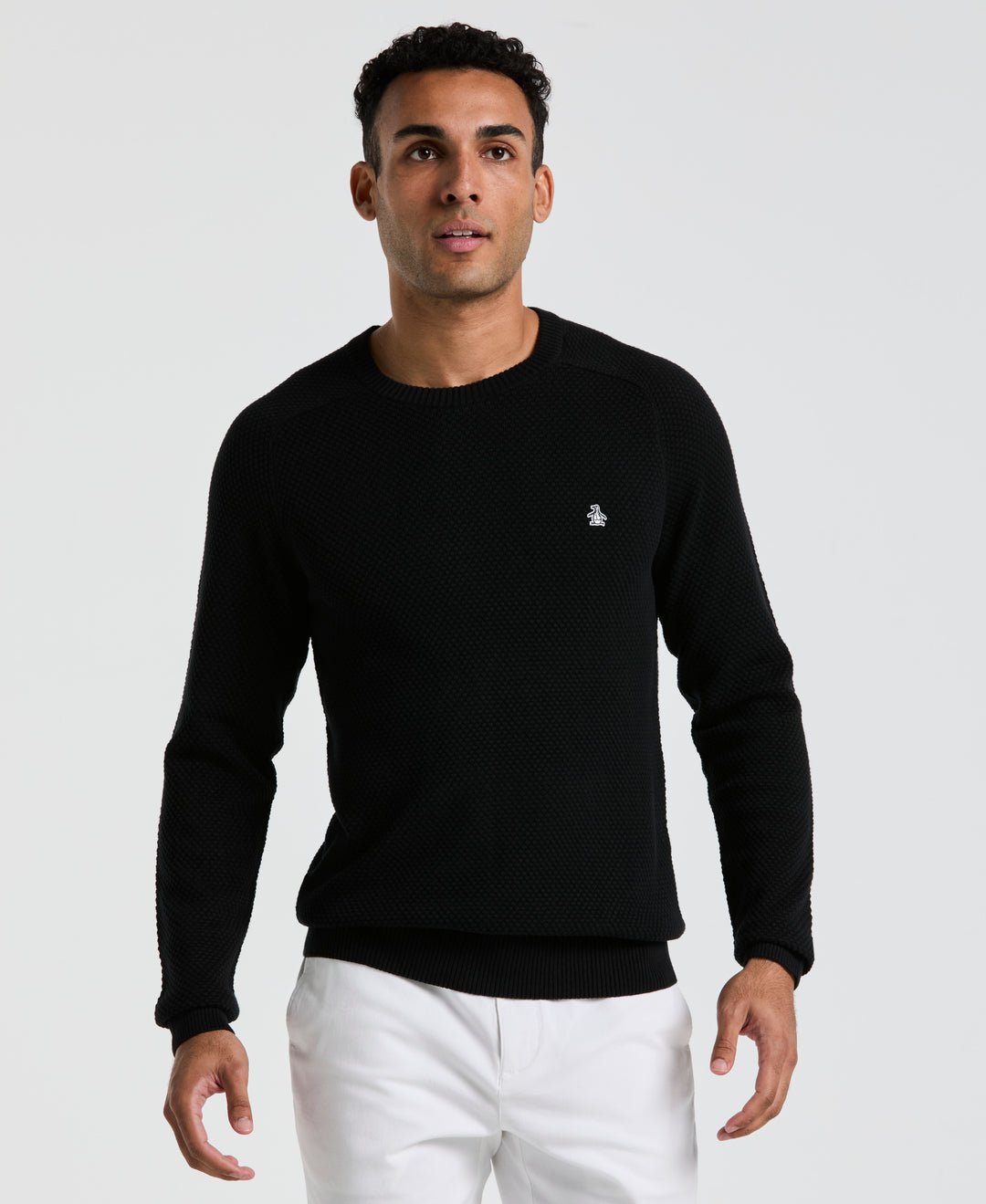 Bubble Stitch Sweater (True Black) 