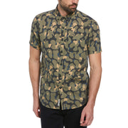 Camo Print Shirt (Dusty Olive) 