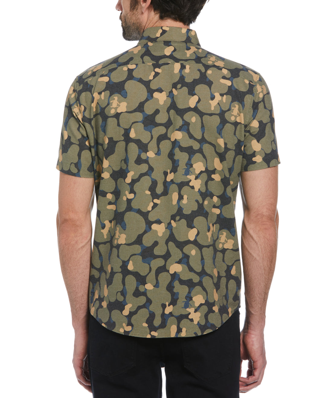 Camo Print Shirt (Dusty Olive) 