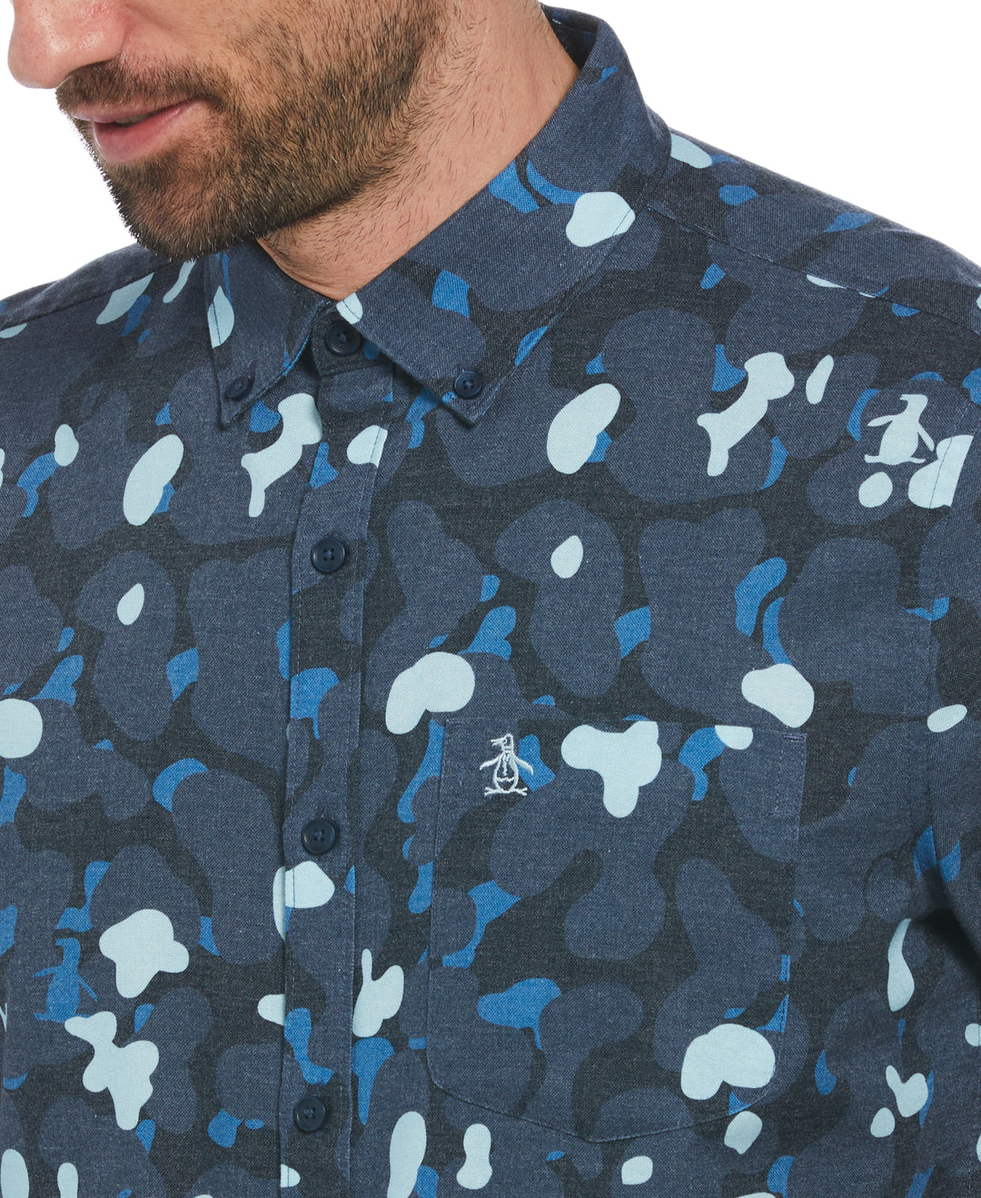Camo Print Shirt (Sargasso Sea) 