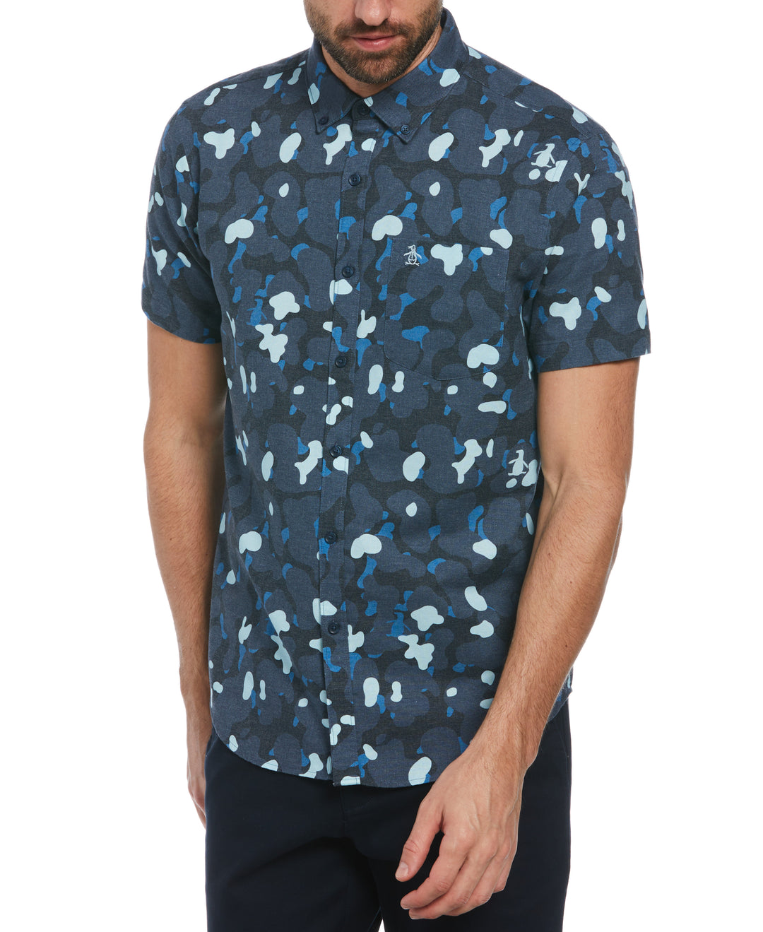 Camo Print Shirt (Sargasso Sea) 