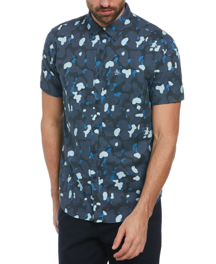 Camo Print Shirt (Sargasso Sea) 