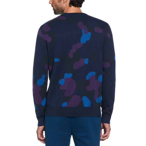 Camo Print Sweater (Dress Blues) 