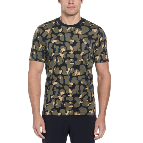 Camo Print Tee (Dusty Olive) 