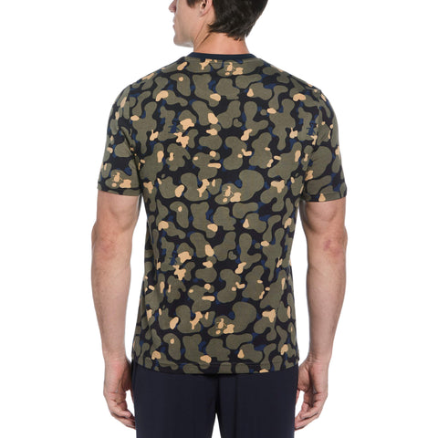 Camo Print Tee (Dusty Olive) 