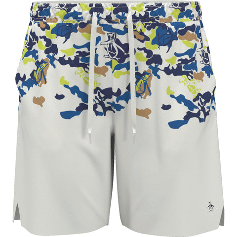 Camo Print Performance Short (Bright White) 
