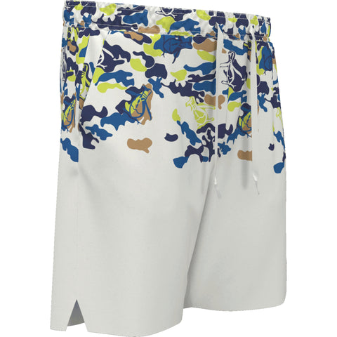 Camo Print Performance Short (Bright White) 