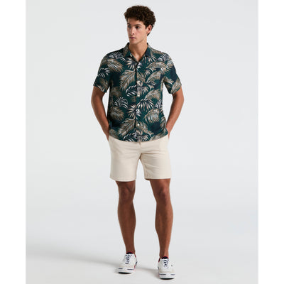 Camp All-Over Palm Leaf Shirt (June Bug) 