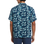 Camp Viscose Island Shirt  (Blue Wing Teal) 