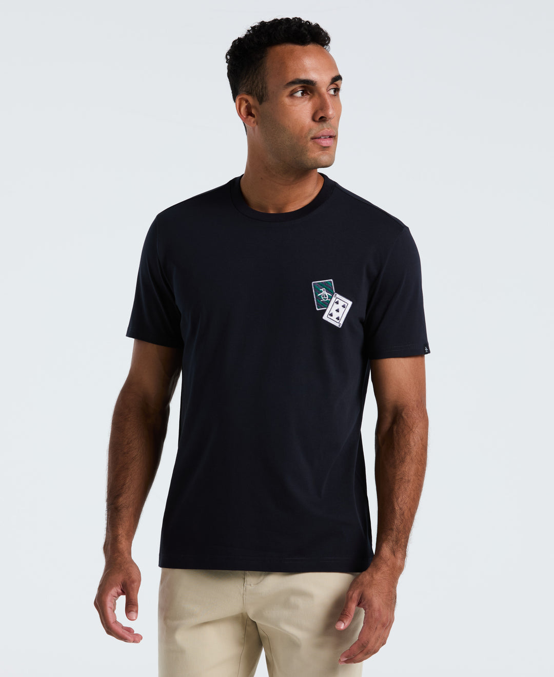 Graphic Card Print Tee (Dark Sapphire) 