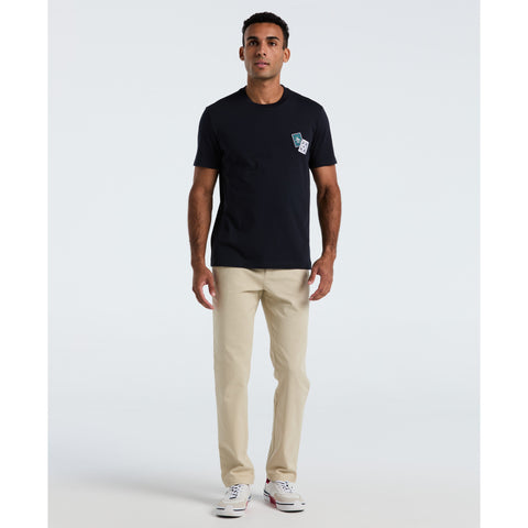 Graphic Card Print Tee (Dark Sapphire) 
