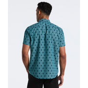 Cards Print Chambray Shirt (Reflecting Pond) 