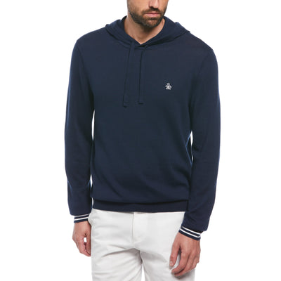 Cashmere-Like Cotton Pullover Hoodie (Dress Blues) 