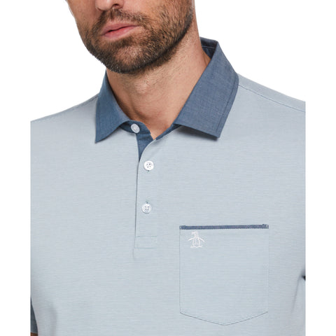 Chambray Collar Polo (Arona) 