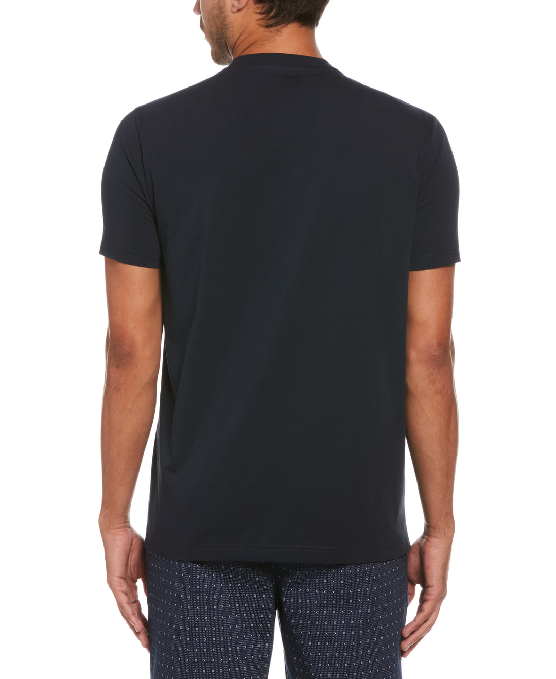 Chambray Tipped Core Tee (Dark Sapphire) 