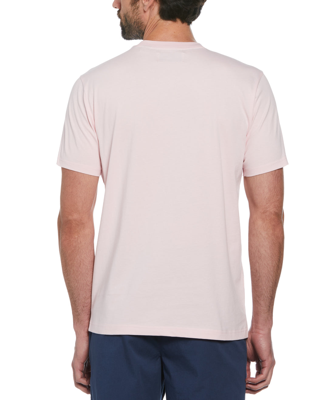 Chambray Tipped Core Tee (Parfait Pink) 