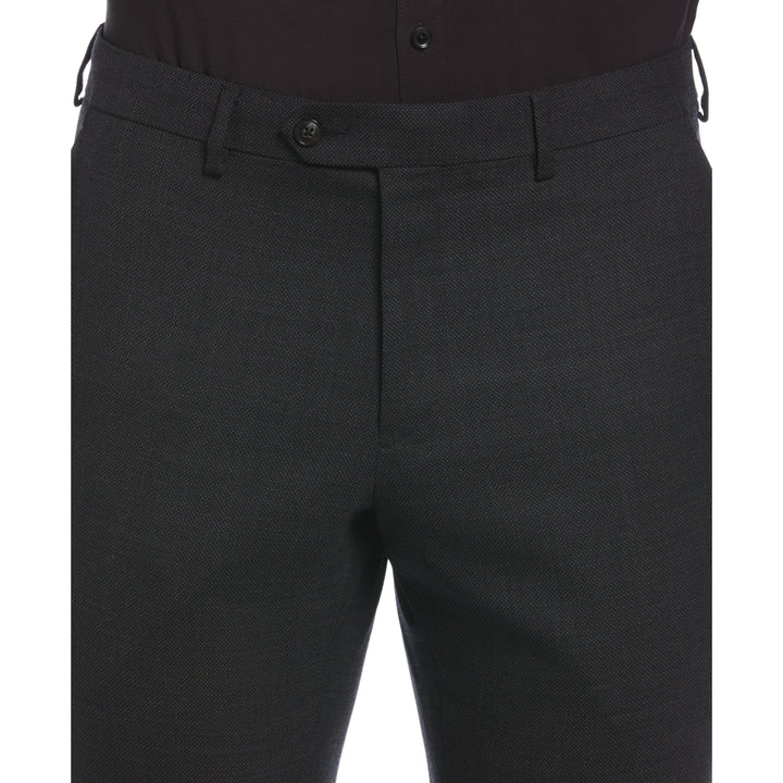 Birdseye Suit Separate Pant  (Charcoal) 
