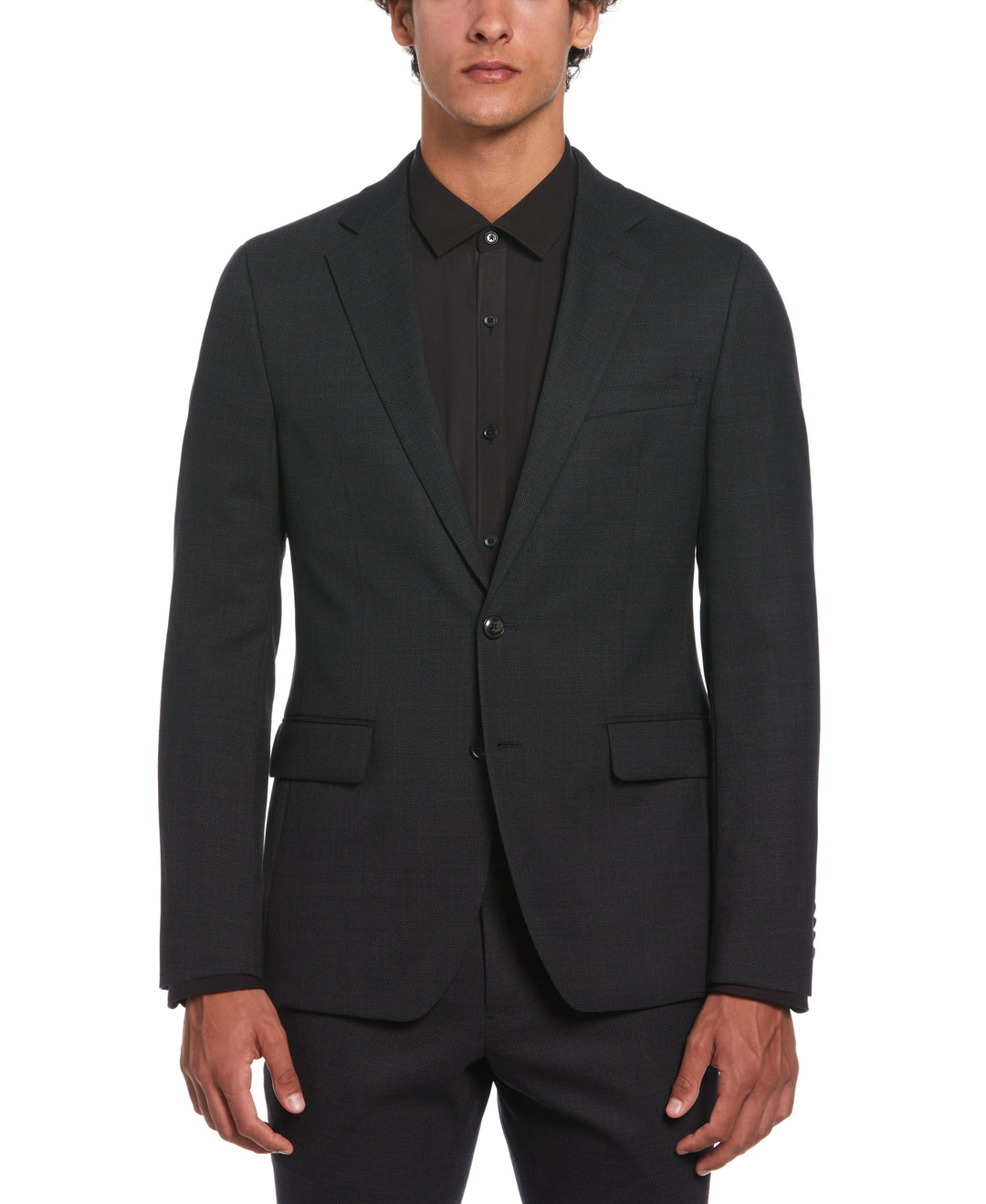 Birdseye Suit Seperate Jacket
 (Charcoal) 
