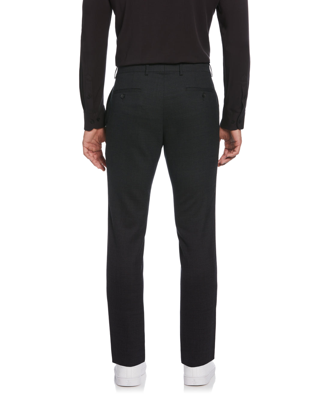 Birdseye Suit Separate Pant  (Charcoal) 