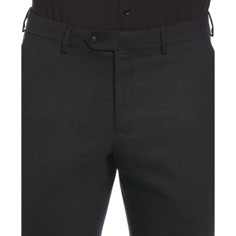 Birdseye Suit Separate Pant  (Charcoal) 